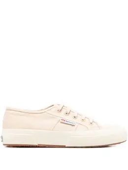 Superga: Бежевые кроссовки 