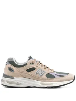 New Balance: Коричневые кроссовки 