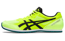 Asics: Зелёные кроссовки 