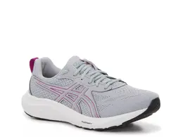 Asics: Серые кроссовки 
