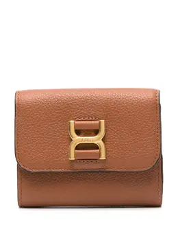 Chloé: Коричневый кошелёк  Marcie
