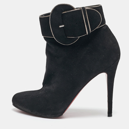 Christian Louboutin: Чёрные ботинки 