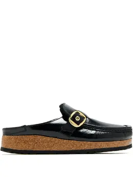 Birkenstock: Чёрные сабо 