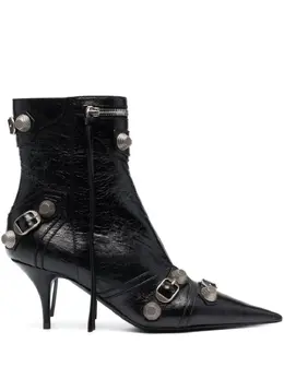 Balenciaga: Чёрные ботинки 