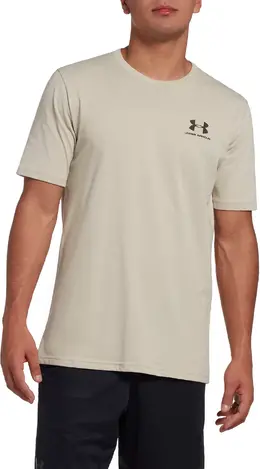Under Armour: Футболка цвета хаки 