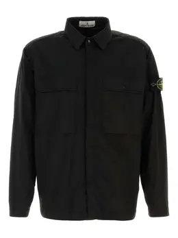 Stone Island: Чёрная рубашка 