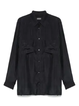 Emporio Armani: Шёлковая рубашка 