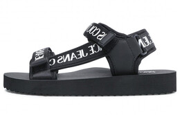 Versace Jeans: Чёрные сандалии 