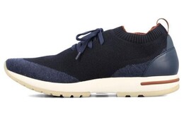 Loro Piana: Чёрные кроссовки 