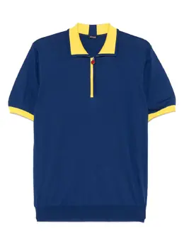 Kiton: Голубое поло 
