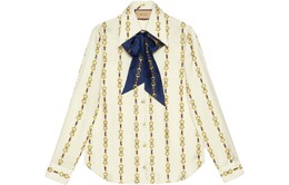Gucci: Жёлтая рубашка 