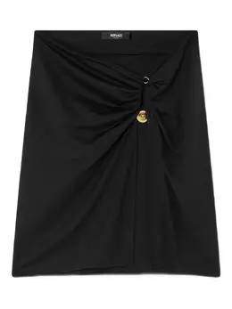 Versace: Короткая юбка  Safety Pin