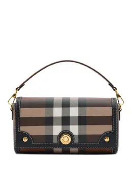 Burberry: Коричневая сумка-шоппер  Note