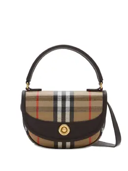 Burberry: Коричневая сумка 