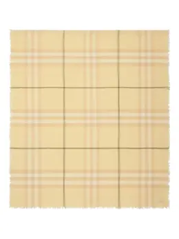 Burberry: Светлый шарф 