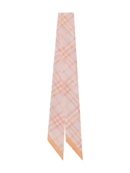 Burberry: Розовый шарф 