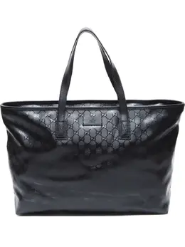 Gucci Pre-Owned: Чёрная сумка-шоппер 