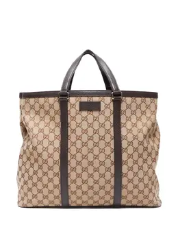 Gucci Pre-Owned: Бежевая сумка-шоппер 
