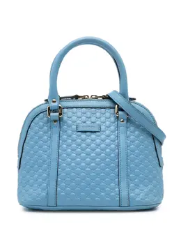 Gucci Pre-Owned: Голубая сумка 