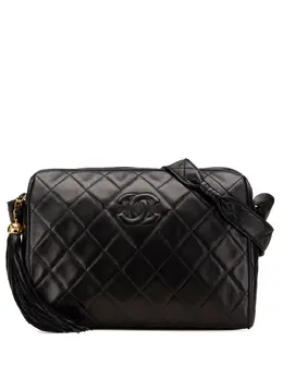 CHANEL Pre-Owned: Чёрная сумка через плечо 