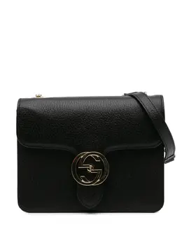 Gucci Pre-Owned: Чёрная сумка через плечо 