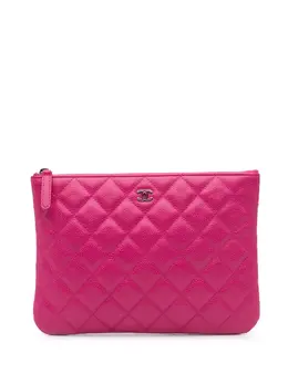CHANEL Pre-Owned: Розовый клатч 