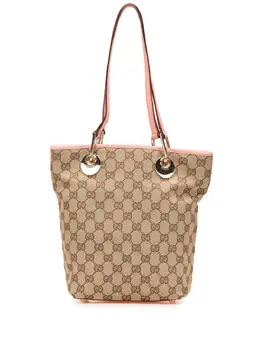 Gucci Pre-Owned: Коричневая сумка-шоппер 