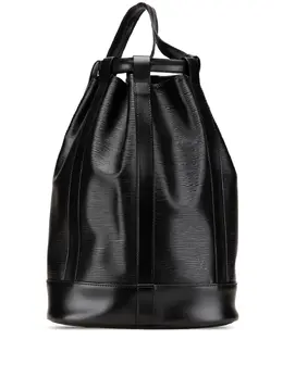 Louis Vuitton Pre-Owned: Чёрный рюкзак 