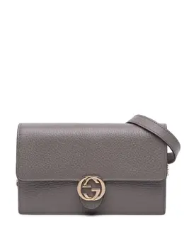 Gucci Pre-Owned: Серый кошелёк 