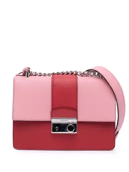 Prada Pre-Owned: Двухцветная сумка через плечо 