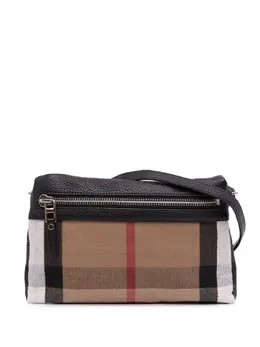Burberry Pre-Owned: Коричневая сумка через плечо 