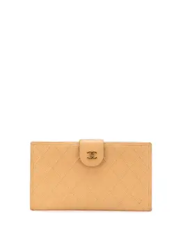 CHANEL Pre-Owned: Коричневый кошелёк 