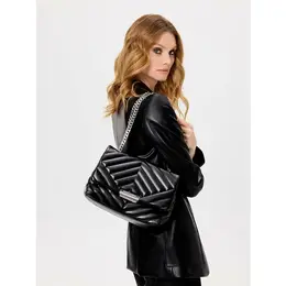 Armani Exchange: Чёрная сумка 
