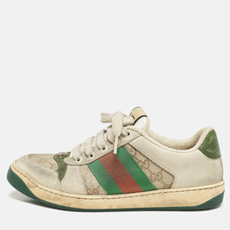 Gucci: Бежевые кроссовки  Screener
