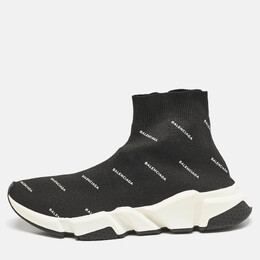 Balenciaga: Чёрные кроссовки  Speed Trainer
