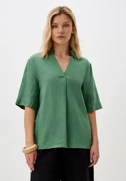 United Colors of Benetton: Зелёная блуза 