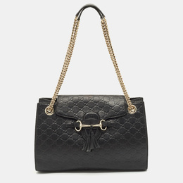 Gucci: Чёрная сумка 