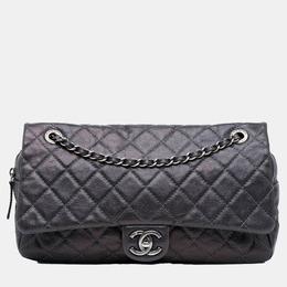 Chanel: Фиолетовая сумка 