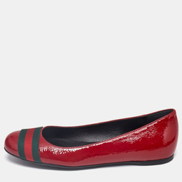 Gucci: Тёмные балетки  Web