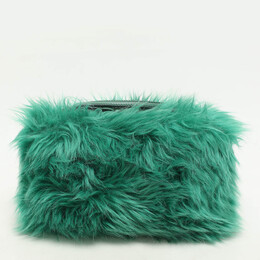Prada: Зелёный клатч 