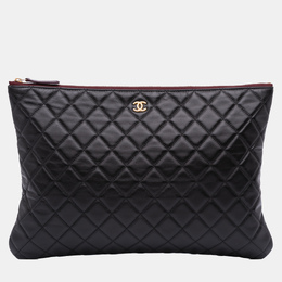 Chanel: Чёрный клатч 