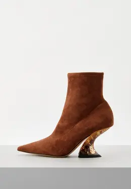 Casadei: Коричневые ботинки 