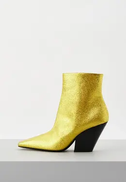 Casadei: Золотые ботинки 