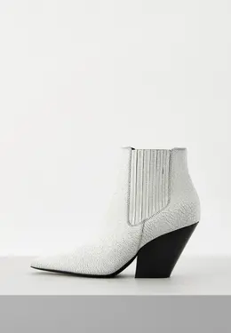 Casadei: Белые ботинки 