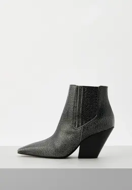 Casadei: Серые ботинки 