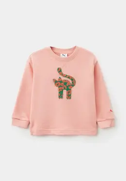 PUMA: Розовый свитер 