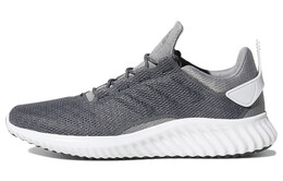 Adidas: Серые кроссовки 