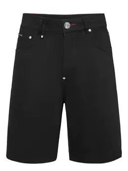 Philipp Plein: Джинсовые шорты  Skull