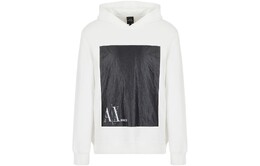 Armani Exchange: Белая толстовка 