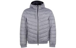 Armani Exchange: Серый пуховик 